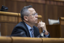 Minister financi&iacute; Ladislav Kamenick&yacute;. FOTO:TASR/M. Baumann