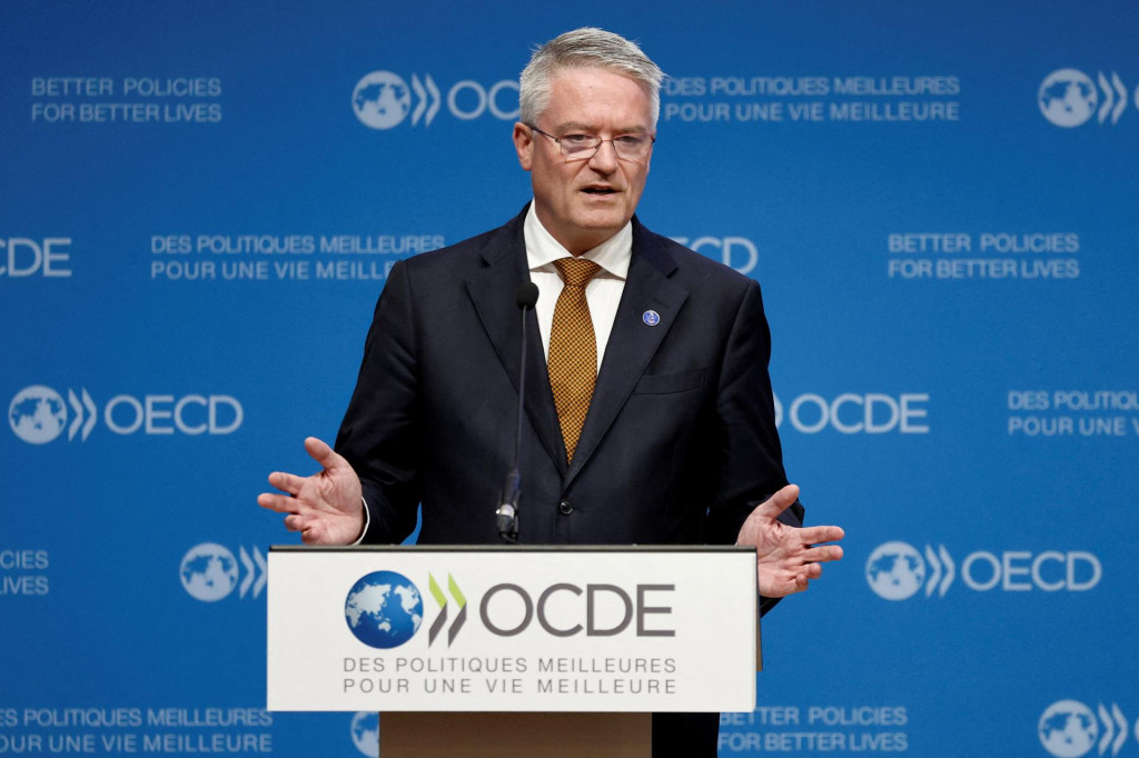 Gener&aacute;lny tajomn&iacute;k OECD Mathias Cormann. FOTO: Reuters