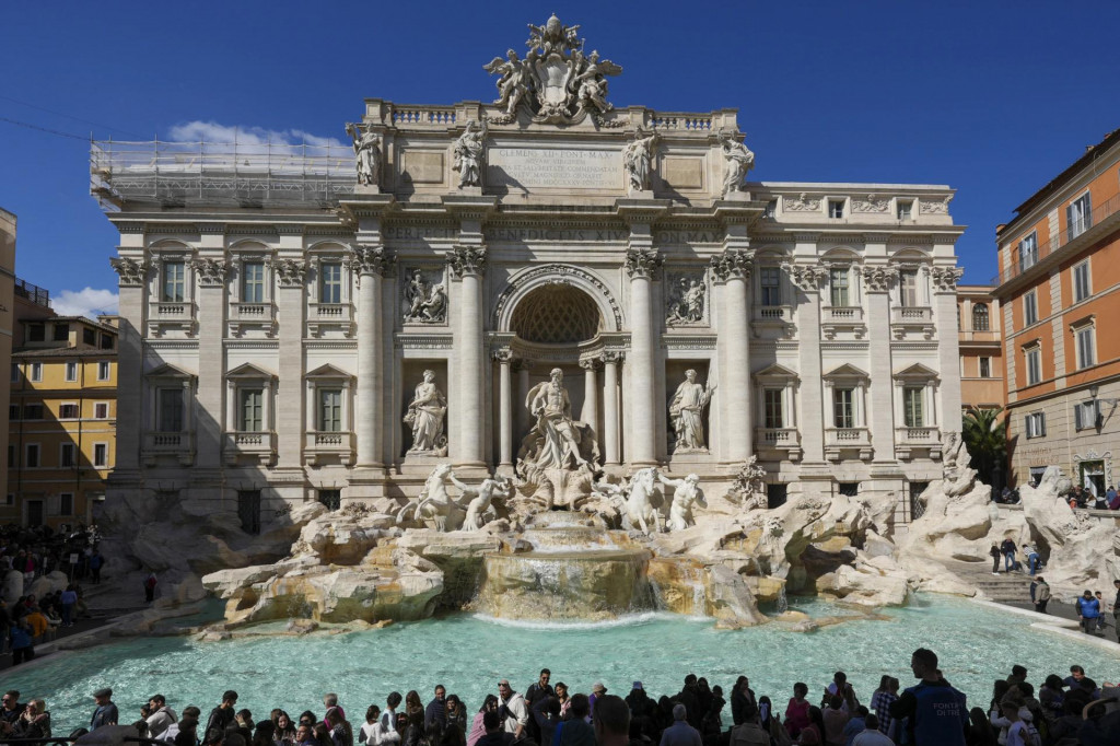 Font&aacute;na di Trevi. FOTO: TASR/AP