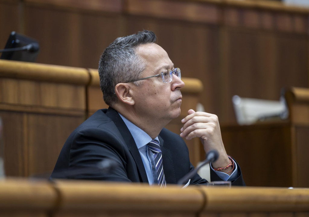 Minister financi&iacute; Ladislav Kamenick&yacute;. FOTO:TASR/M. Baumann