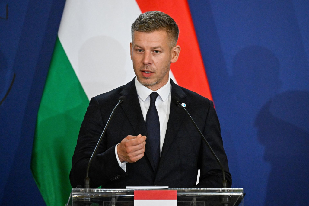 Maďarsk&yacute; premi&eacute;r P&eacute;ter Magyar. FOTO: TASR/AP