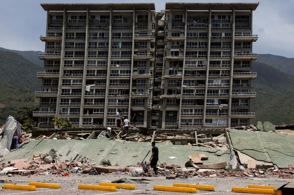 Zemetrasenie vo Venezuele. FOTO: Reuters