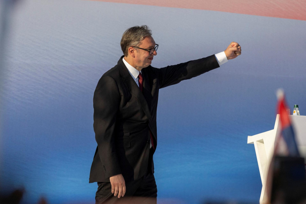 Srbsk&yacute; prezident Aleksandar Vučić. FOTO: Reuters