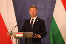 Maďarsk&yacute; premi&eacute;r P&eacute;ter Magyar. FOTO: HN/Peter Mayer