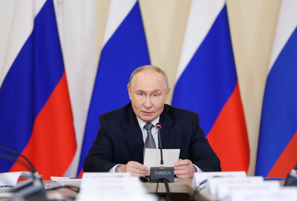 Rusk&yacute; prezident Vladimir Putin. FOTO: Reuters