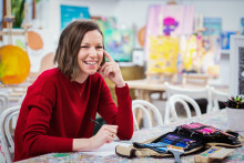 Spev&aacute;čka, skladateľka a ilustr&aacute;torka Zuzana Smatanov&aacute;. FOTO: Miroslava Spodniakov&aacute;