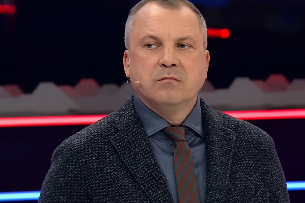 Rusk&yacute; propagandista Jevgenij Popov. FOTO: YouTube/Russian Media Monitor