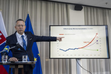Minister financi&iacute; Ladislav Kamenick&yacute;. FOTO: TASR/Martin Baumann