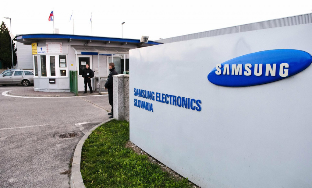 Vchod do Samsungu. Sn&iacute;mka je z novembra 2010.

FOTO: TASR/ H. Mi&scaron;ovič