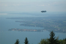 Bodamsk&eacute; jazero s ostrovom Lindau. FOTO: Wikimedia
