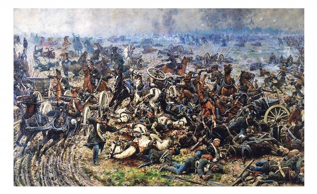 Bat&eacute;ria mŕtvych, veľkorozmern&eacute; pl&aacute;tno od česk&eacute;ho maliara V&aacute;clava Sochora, zachyt&aacute;va koniec jazdectva bat&eacute;rie poľn&eacute;ho delostrelectva 8. regimentu v krvavej bitke pri Hradci Kr&aacute;lov&eacute; v j&uacute;li 1866. Obraz k&uacute;pil cis&aacute;r Franti&scaron;ek Jozef I. a venoval ho Vojensk&eacute;mu historick&eacute;mu m&uacute;zeu vo Viedni.