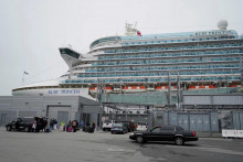 V&yacute;letn&aacute; loď Ruby Princess kotv&iacute; v San Franciscu. FOTO: TASR/AP