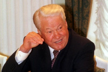 Rusk&yacute; prezident Boris Jeľcin (28.5.1998). FOTO: TASR/Vladim&iacute;r Benko