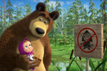 Ma&scaron;a a medveď. FOTO: Facebook/Masha and the Bear﻿
