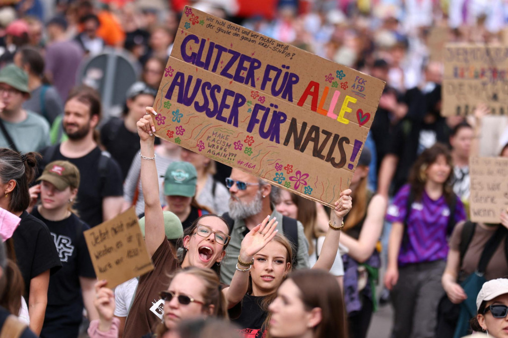 Protesty v Nemecku. FOTO: REUTERS
