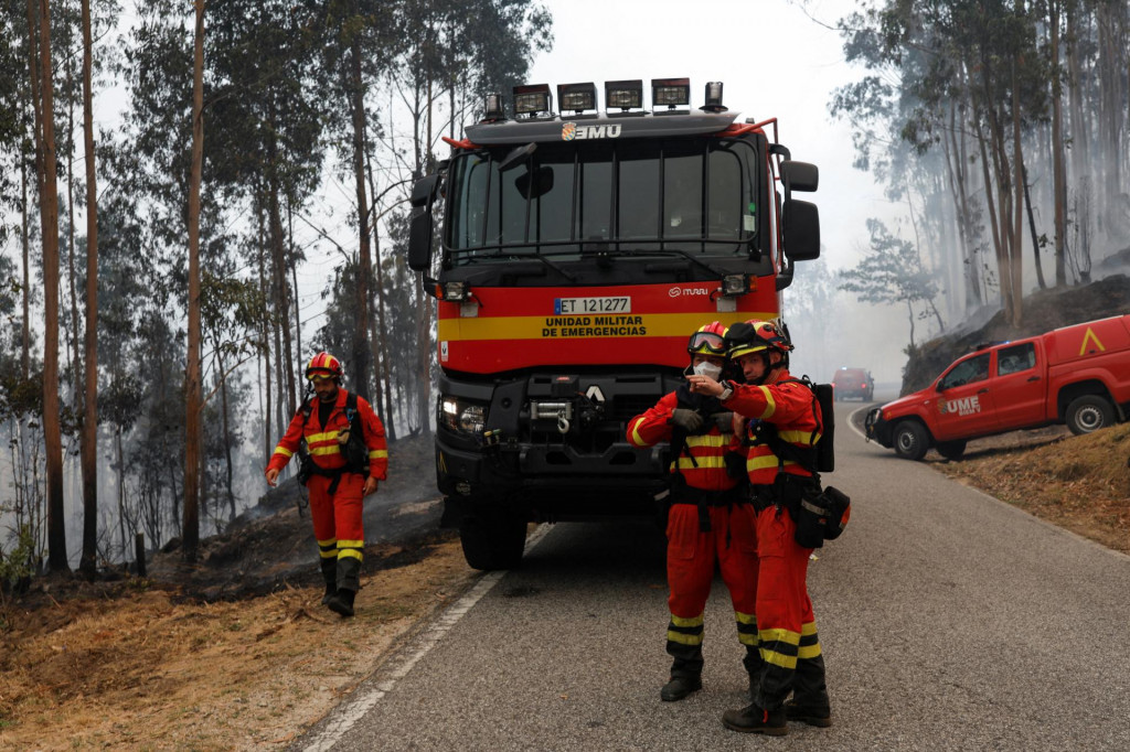 Požiare v Portugalsku. FOTO: REUTERS