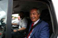 &Scaron;&eacute;f Reform UK Nigel Farage. FOTO: REUTERS