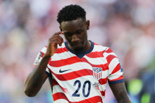 Americk&yacute; futbalista Folarin Balogun. FOTO: Reuters