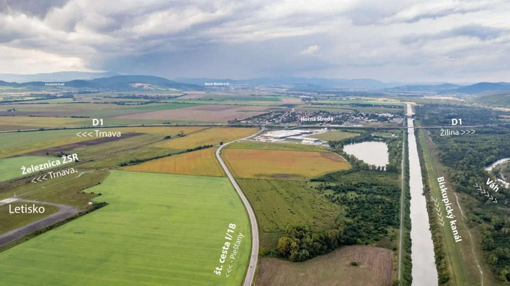 Priemyseln&yacute; park v Hornej Strede bude mať nov&uacute; dopravn&uacute; infra&scaron;trukt&uacute;ru. FOTO: MH Invest