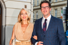 Jana Hospod&aacute;rov&aacute; s Ľubom&iacute;rom Čechovičom. Dnes už expartnerom.