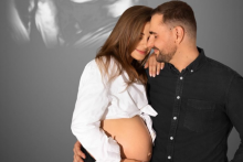 Dominika s manželom.