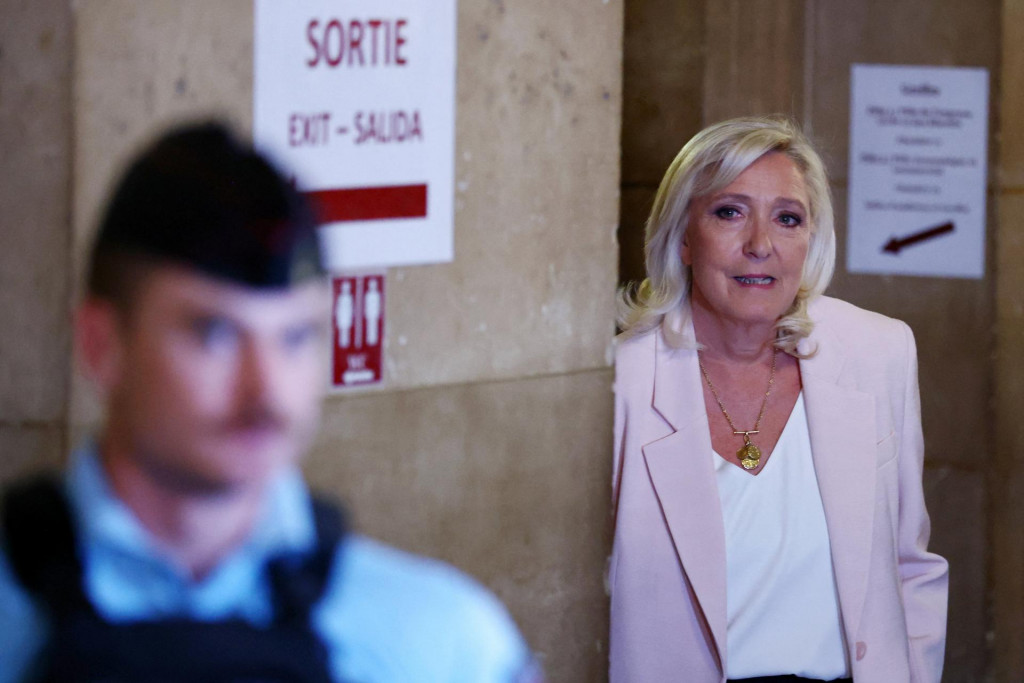 Franc&uacute;zska krajne pravicov&aacute; l&iacute;derka Marine Le Penov&aacute;. FOTO: Reuters