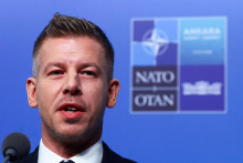 Maďarsk&yacute; premi&eacute;r Peter Magyar. FOTO: REUTERS