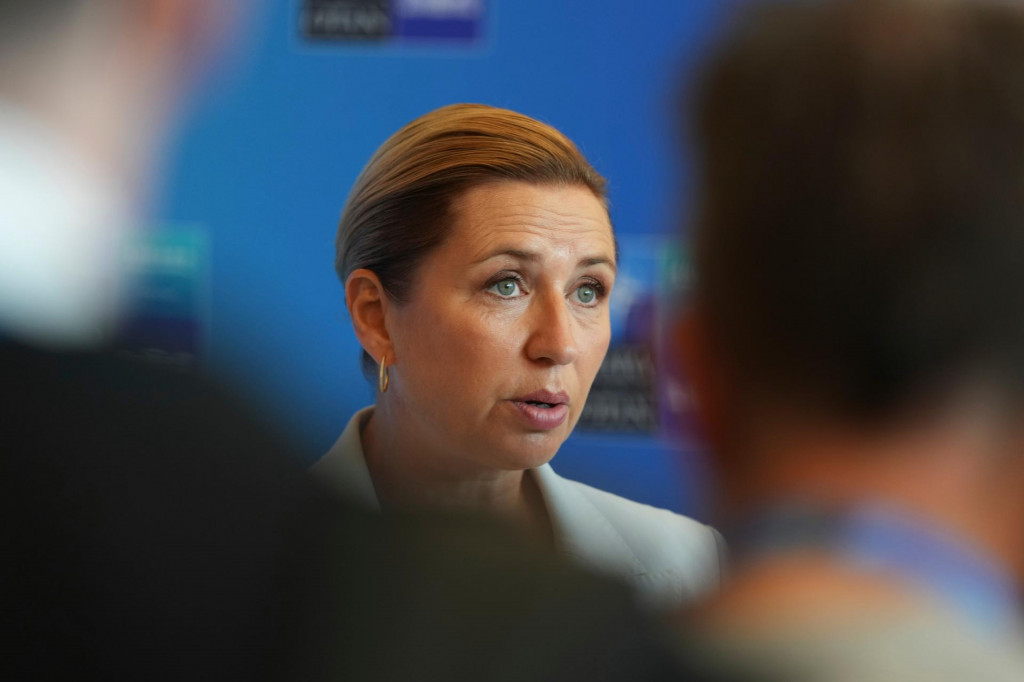 D&aacute;nska premi&eacute;rka Mette Frederiksenov&aacute;. FOTO: TASR/AP
