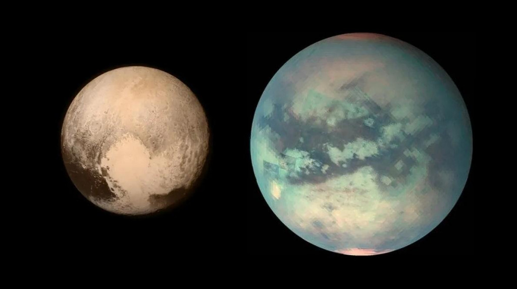 Pluto a Titan