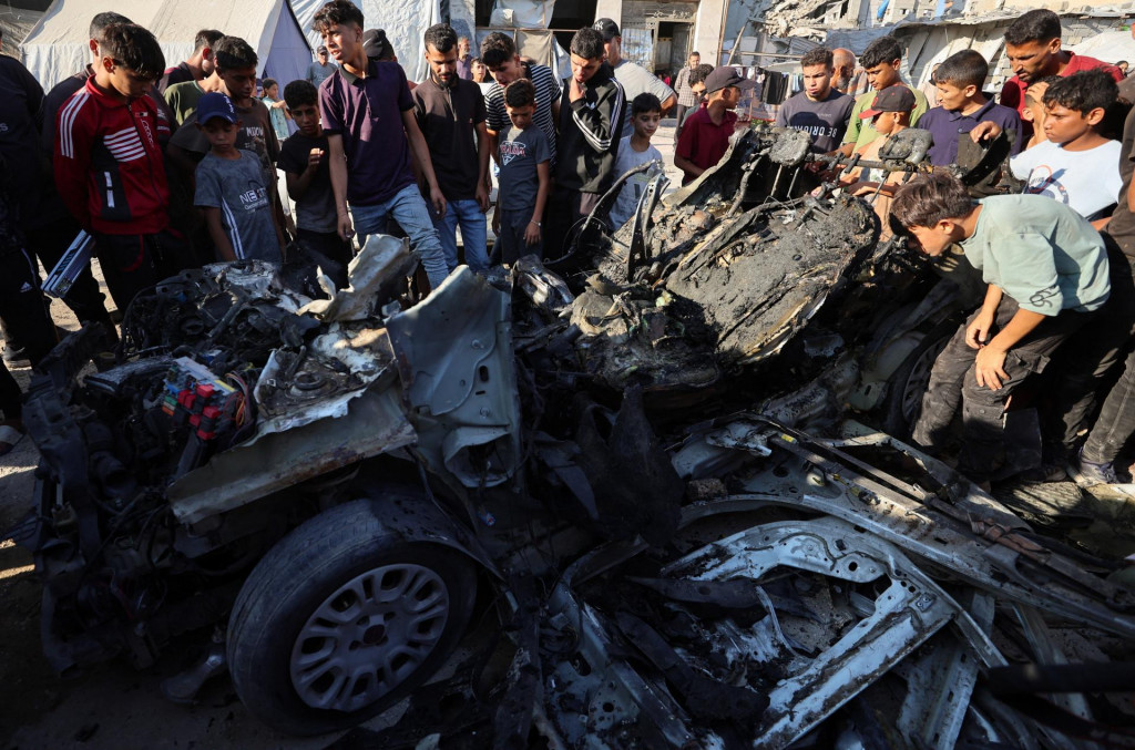 Izraelsk&eacute; &uacute;toky v Gaze. FOTO: Reuters