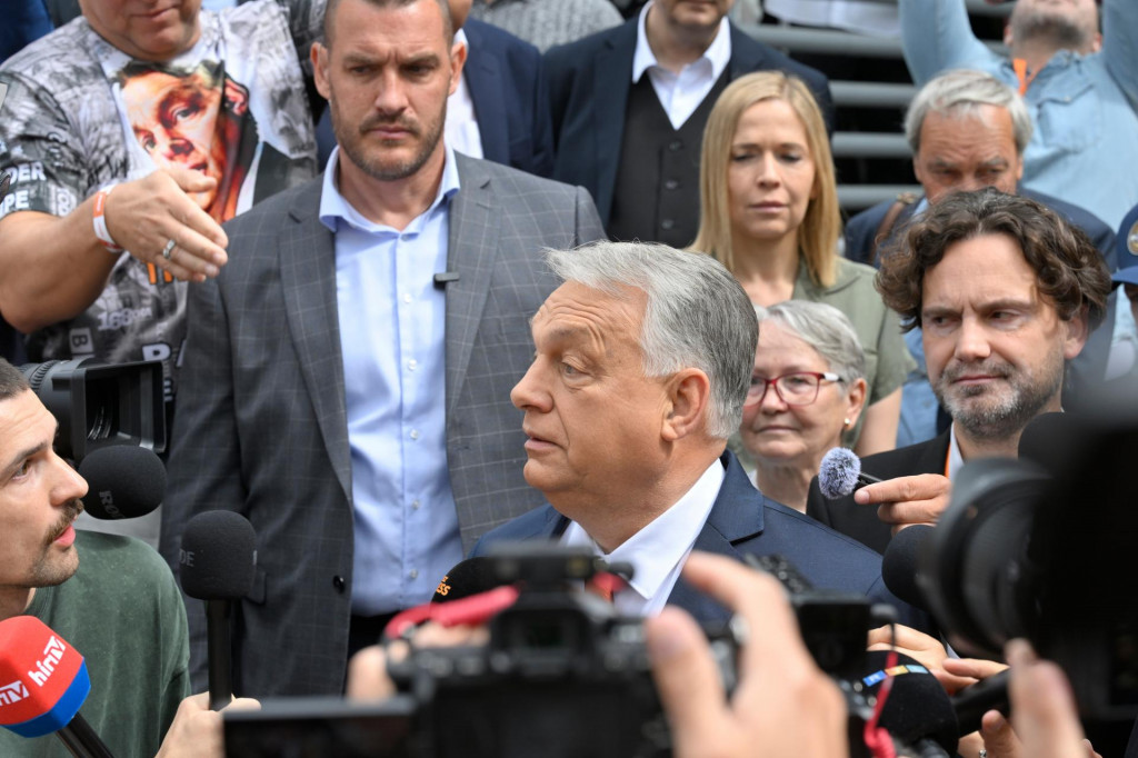 L&iacute;der maďarskej strany Fidesz a b&yacute;val&yacute; premi&eacute;r Viktor Orb&aacute;n. FOTO: TASR/AP