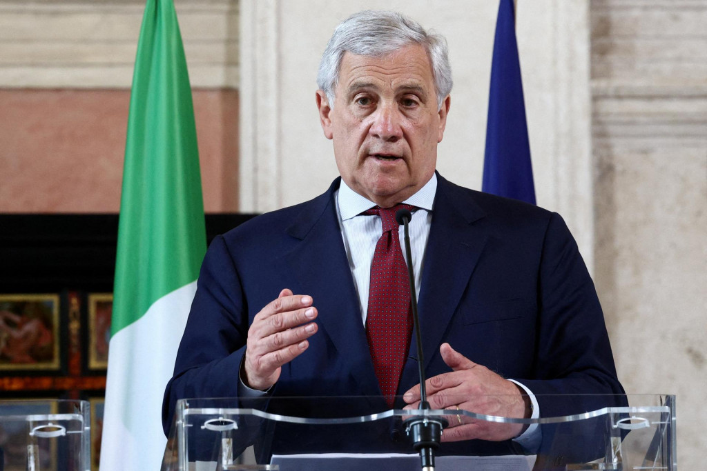 Vicepremi&eacute;r a minister zahraničn&yacute;ch vec&iacute; Antonio Tajani. FOTO: REUTERS