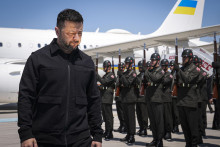 Ukrajinsk&yacute; prezident Volodymyr Zelenskyj. FOTO: TASR/AP