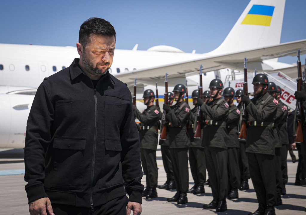 Ukrajinsk&yacute; prezident Volodymyr Zelenskyj. FOTO: TASR/AP