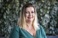 Veronika Č&aacute;bi z ministerstva pr&aacute;ce, soci&aacute;lnych vec&iacute; a rodiny patrila medzi hlavn&eacute; rečn&iacute;čky konferencie Visions in HR v Ko&scaron;iciach. FOTO: Jaroslav Pavliga