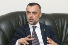 Myroslav Kastran je veľvyslancom Ukrajiny na Slovensku od febru&aacute;ra 2023. FOTO: HN/Peter Mayer