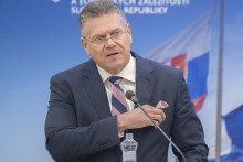 Eurokomis&aacute;r pre obchod a ekonomick&uacute; bezpečnosť Maro&scaron; &Scaron;efčovič. FOTO: TASR/Martin Baumann