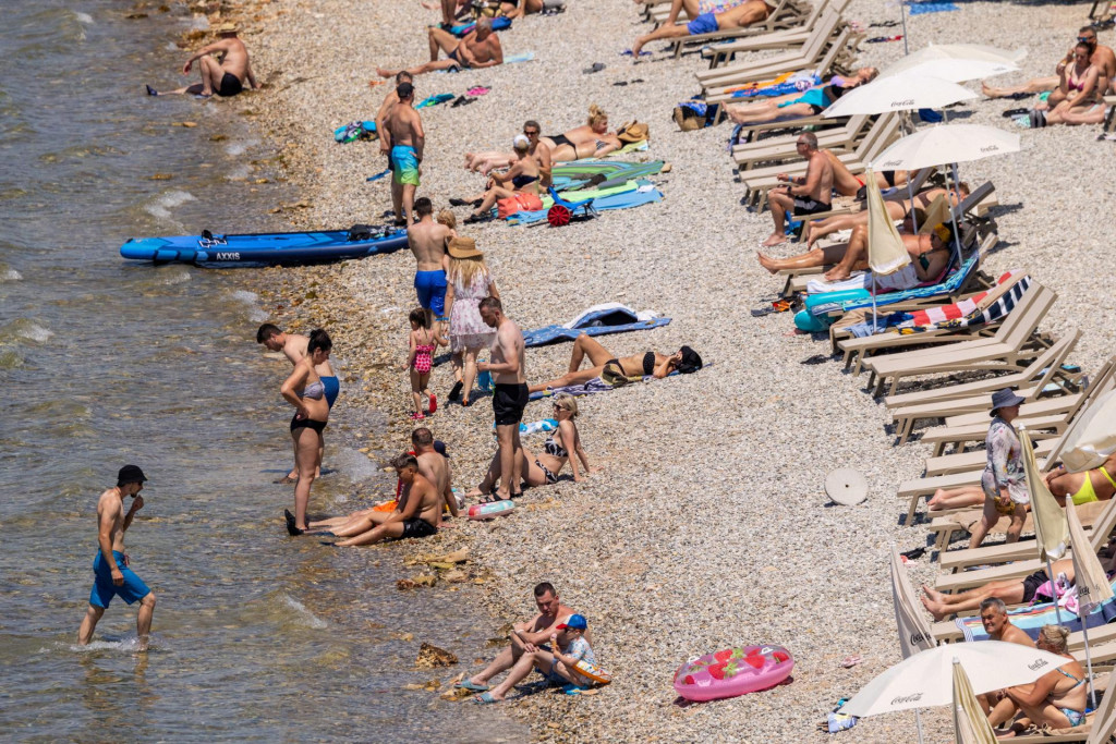 Ilustračn&aacute; fotografia. Pl&aacute;ž v Chorv&aacute;tsku. FOTO: Reuters