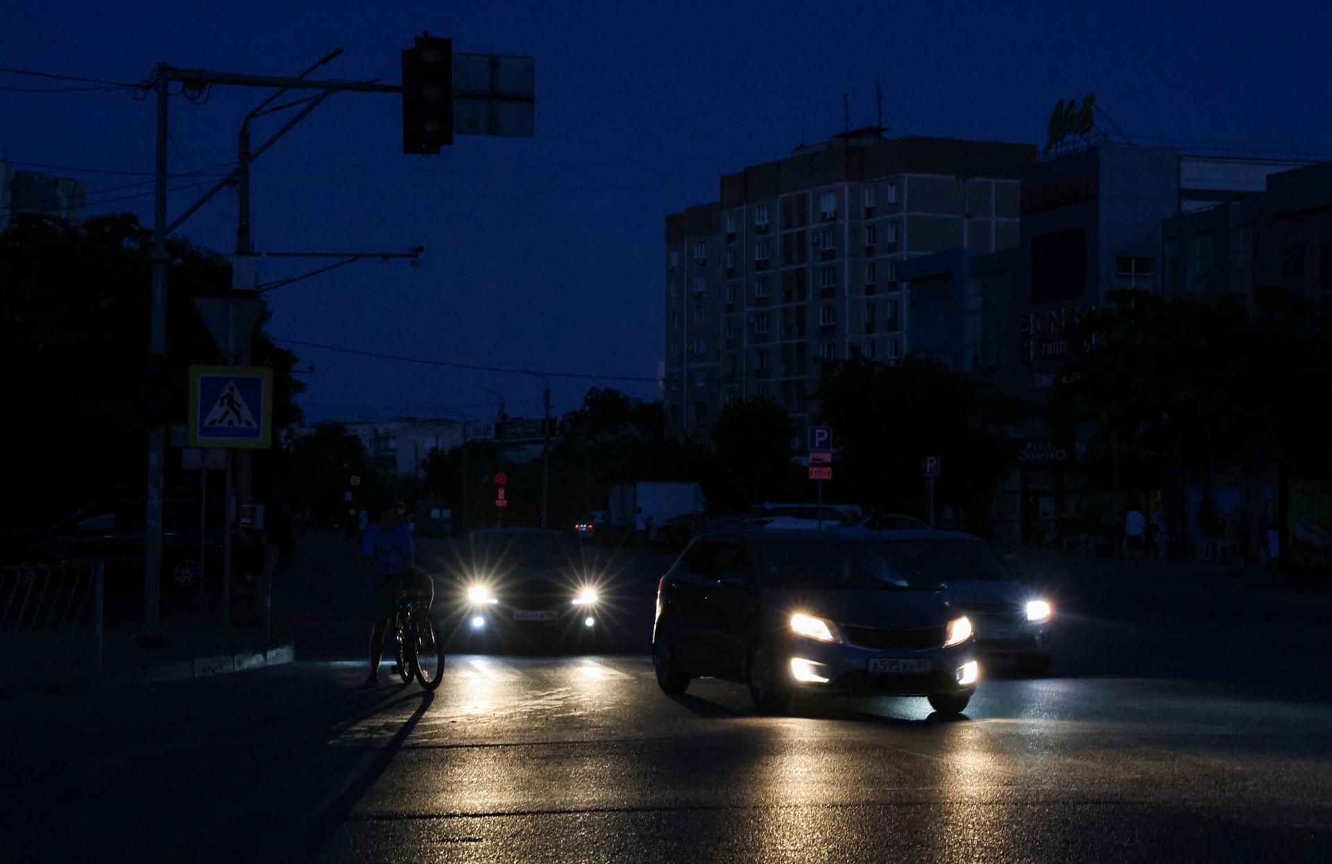 Kerč na Kryme je po ukrajinskom nálete úplne bez prúdu, hlásia ruské úrady
