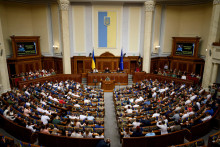 Ilustračn&aacute; fotografia. Ukrajinsk&yacute; parlament. FOTO: Reuters