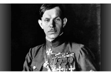 Gener&aacute;l Radola Gajda na portr&eacute;te z roku 1919.