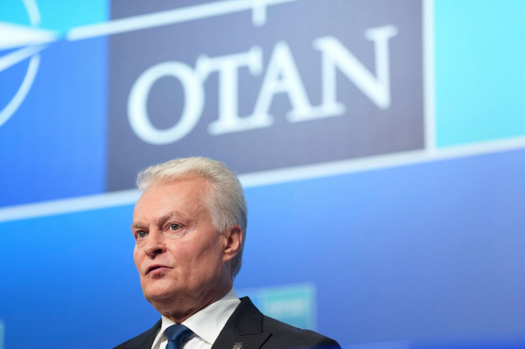litovsk&yacute; prezident Gitanas Nausėda. FOTO: Reuters