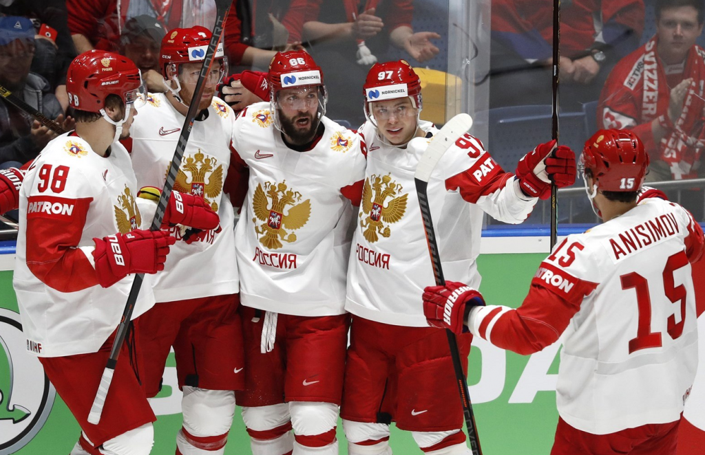 Hokejisti Ruska. FOTO: FOTO: Reuters