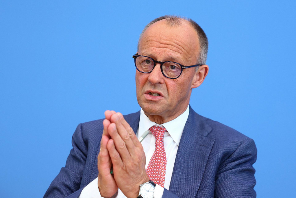 Nemeck&yacute; kancel&aacute;r Friedrich Merz. FOTO: Reuters