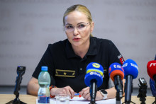 Prezidentka Policajn&eacute;ho zobru Jana Ma&scaron;karov&aacute;. FOTO: TASR