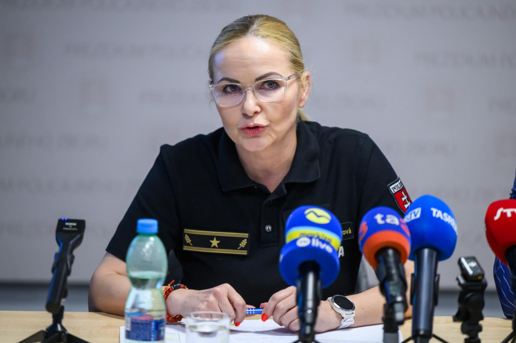 Prezidentka Policajn&eacute;ho zobru Jana Ma&scaron;karov&aacute;. FOTO: TASR