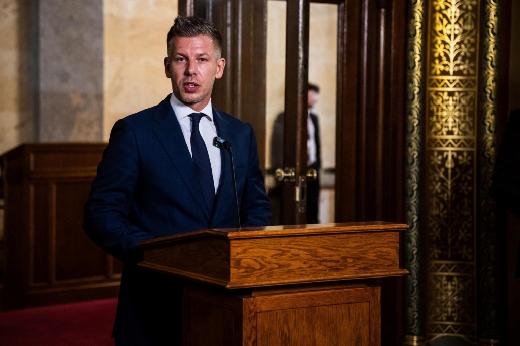 Maďarsk&yacute; premi&eacute;r P&eacute;ter Magyar. FOTO: Reuters