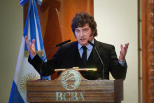 Argent&iacute;nsky prezident Javier Milei. FOTO: Reuters