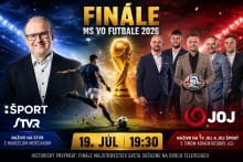 Fin&aacute;le MS 2026 odvysielaj&uacute; naraz až dve slovensk&eacute; telev&iacute;zie.