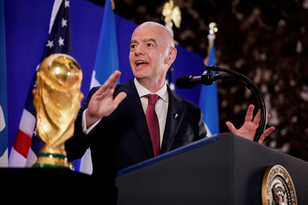 Prezident FIFA Gianni Infantino. FOTO: Reuters